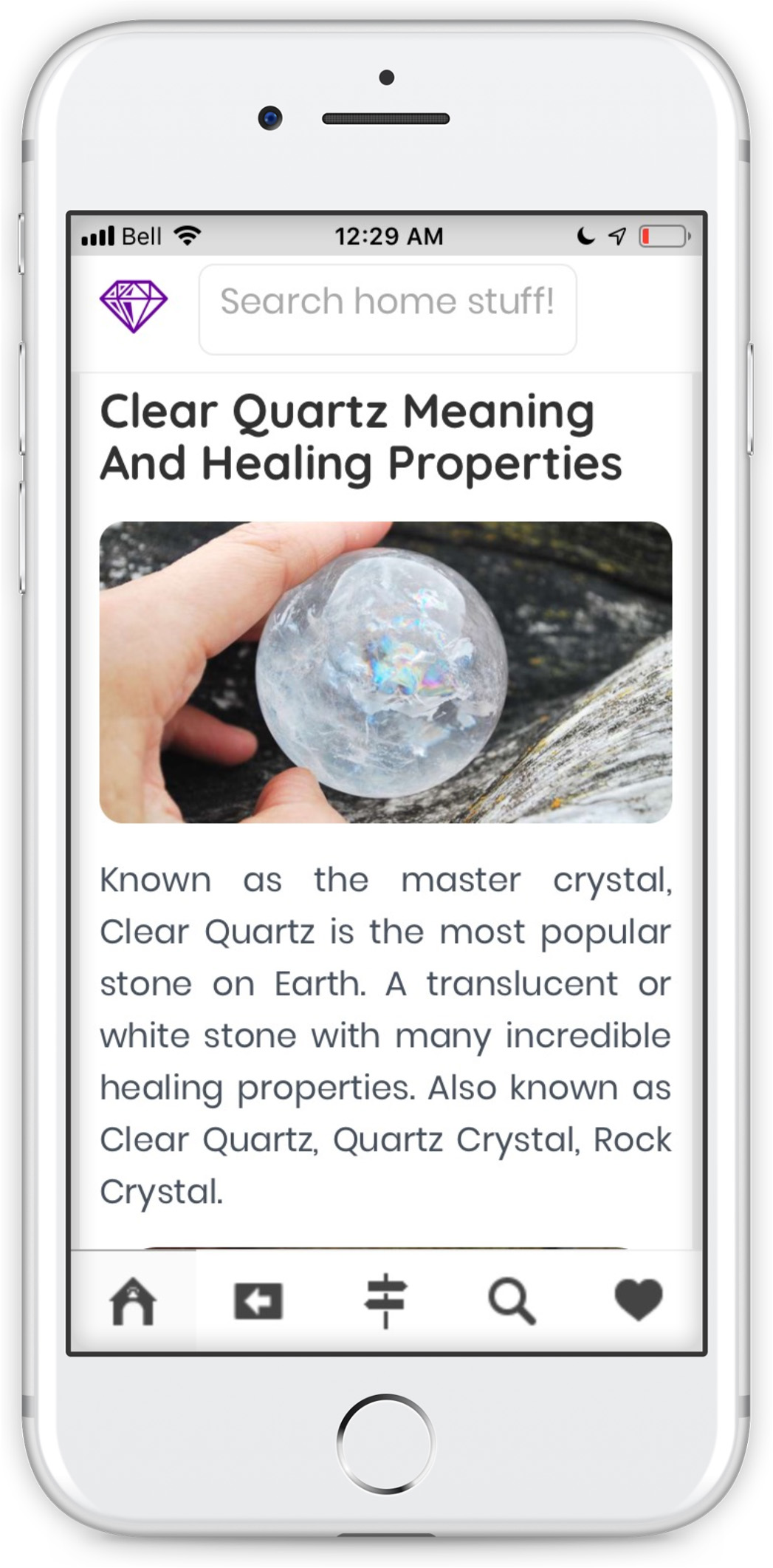 Crystal Gemstones & their Meanings App